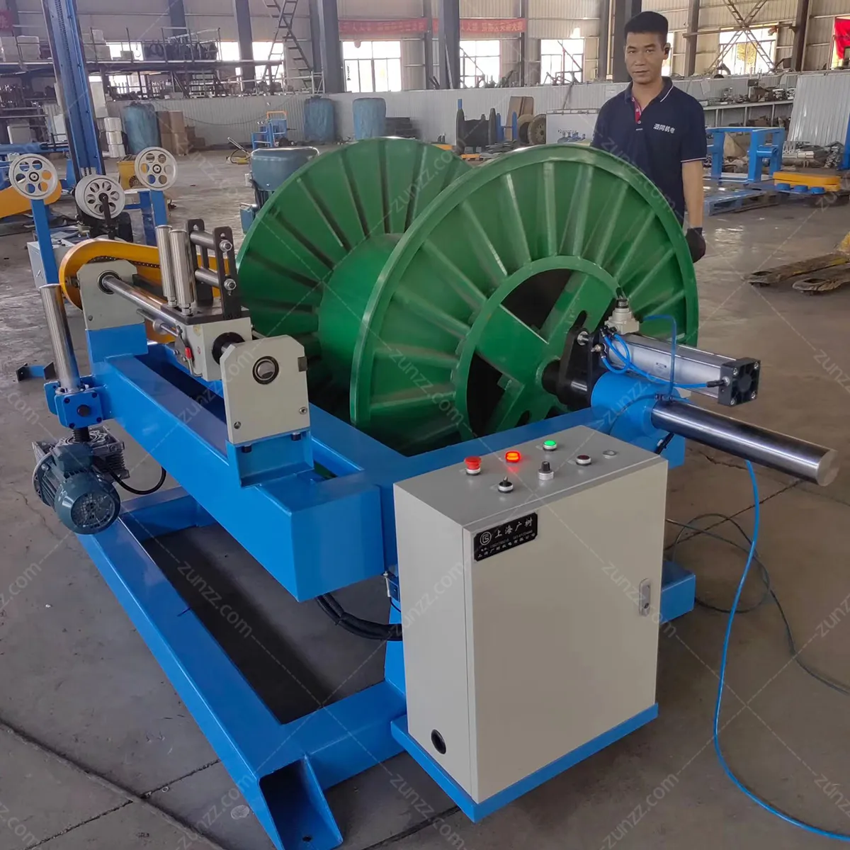 cable spooling machine